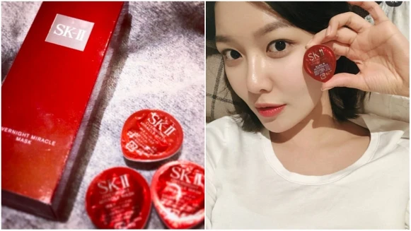 這顆急救小布丁不簡單！將滿滿青春露鎖在【SK-II晚安面膜膠囊】內，一覺醒來再現奇蹟美顏