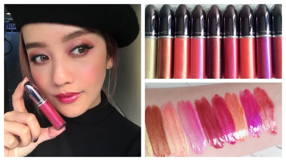 是可以駕馭的光澤！M.A.C推出銀河系霓虹光豐唇釉 美到無法無天！