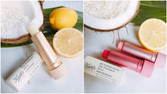 一抹即融的 Kiehl’s 契爾氏檸檬奶油護唇膏全系列增加到6色，終於加入櫻花粉、亮桃紅！
