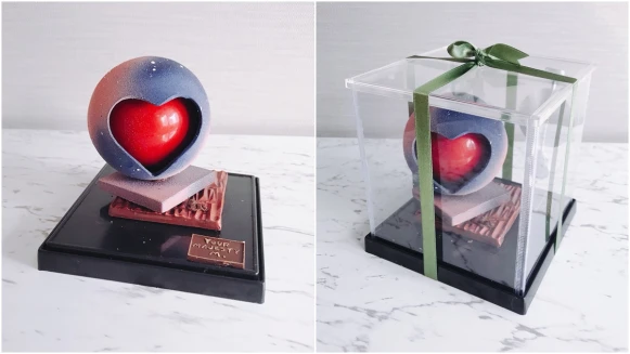 漸層星空球居然有小驚喜！呸姐Jolin領軍「皇后陛下 Your Majesty」打造愛在星空下真愛敲敲來巧克力