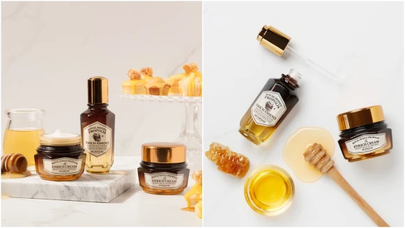 修復效果超優連痘痘、肌膚受損都有用！SKINFOOD這瓶法國黑蜂膠蜜光修護精華連敏弱嘴唇乾裂都可以使用