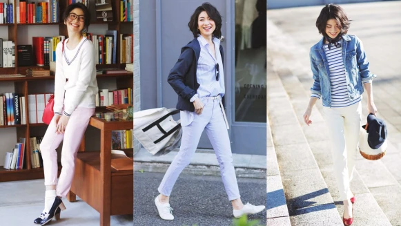 春天的衣櫃就要這些粉彩色單品！4款煙管褲穿搭打造4種風格