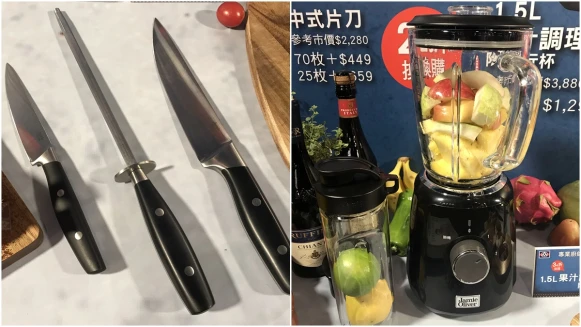 親自參與設計的二合一果汁機、隨行杯務必收集！全聯和英國型男主廚Jamie Oliver推出夢幻餐具組