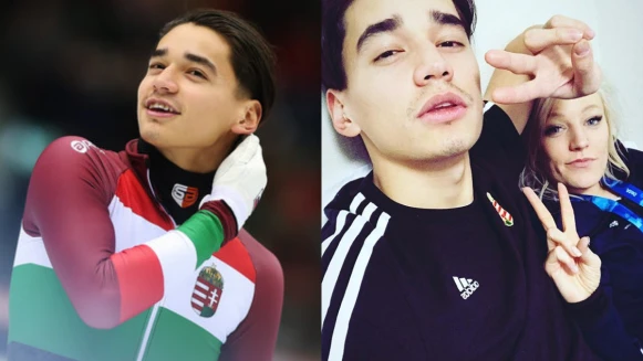2018平昌冬奧亮點多！匈牙利隊首摘金，主將華裔競速滑冰選手劉少林，那個電眼太銷魂～