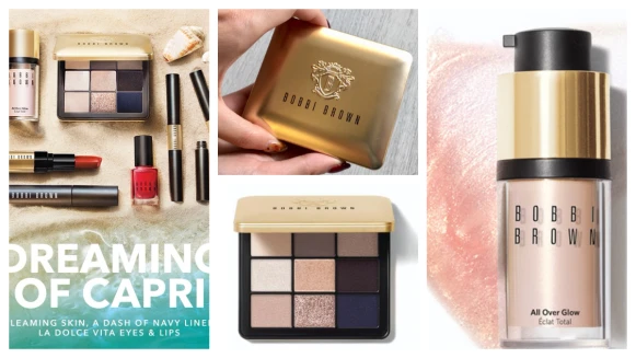 閃閃發光海岸線、清澈海藍水波 來自義大利卡布里島度假色彩 Bobbi Brown打造女神降臨天堂的夢幻春妝！