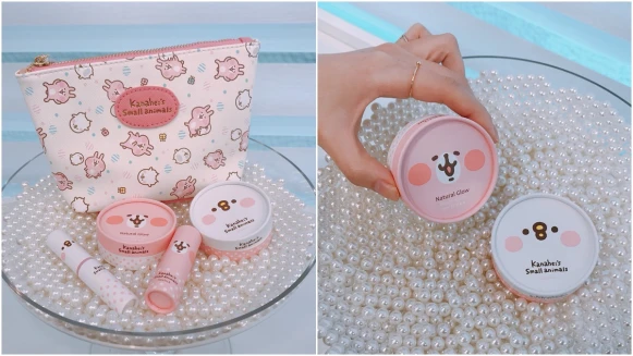 全球首賣在隔壁小七就能買到！腮紅、蜜粉、護唇膏、口紅通通都有，這組卡娜赫拉彩妝組CP值也太高