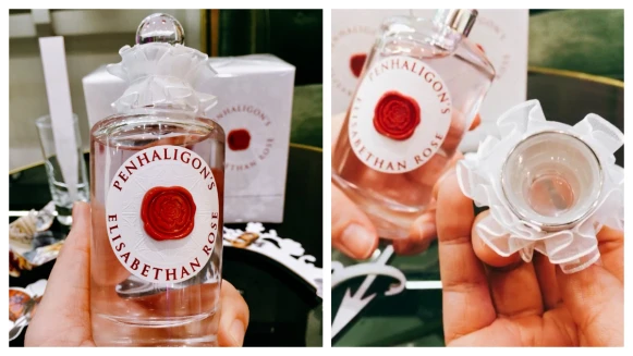 完全被擄獲！繫著維多利亞白色衣領 吹拂晨曦涼風 微微傲嬌卻清新脫俗的小公主Penhaligon&#039;s潘海利根Elisabethan Rose淡香精曝光了！