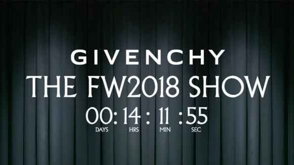 【Live】線上看！GIVENCHY 2018秋冬大秀，將在3/4下午5點登場
