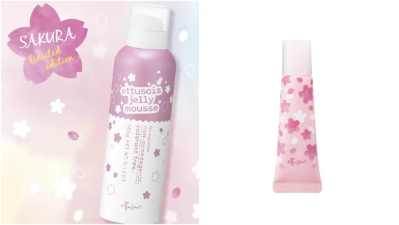 女孩們一定要收藏的粉紅限定瓶!賣到翻的高機能毛孔淨透凝膠4月要推出櫻花版,連洗臉都有淡淡櫻花香