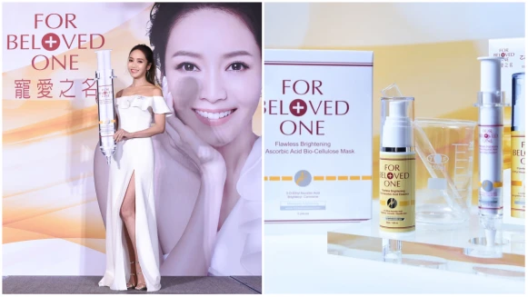 侯佩岑:「敷完臉白了兩個色階!」寵愛之名加入三大美白新成員:白.無瑕乙基維他命C系列