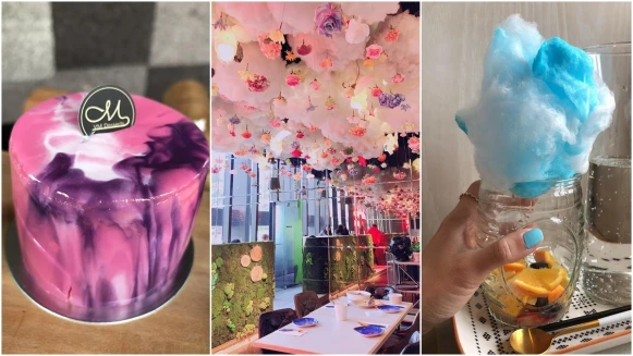 粉嫩雲朵花草夢幻破表！進駐大直美麗新廣場，「棧F.M.L Café花樣拿鐵」美照打卡餐廳再加一