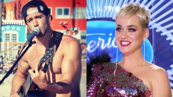 《美國偶像》海選現場鮮肉選手深情獻唱,迷倒一票女粉,凱蒂佩瑞超害羞奔逃~