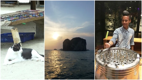 原始島嶼找貓咪店長買手工藝品、峭壁餐廳吃古早味泰奶冰棒、搭遊艇看夕陽 泰國喀比攀牙這樣玩不一樣