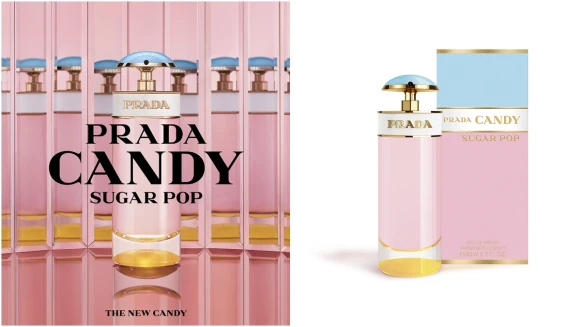 一整瓶粉嫩嫩馬卡龍的色調！女孩們有誰能抗拒Prada Candy家族最新成員「Candy軟糖小姐淡香精」