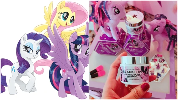 GLAMGLOW 跨界彩虹小馬My Little Pony 少女心全開的閃亮亮面膜