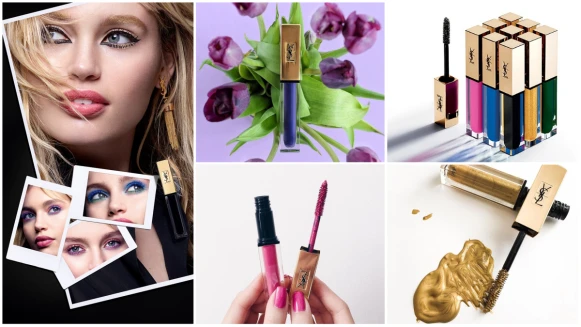 誰說睫毛膏只能是黑色？桃紅、湛藍、蒼綠盡情玩色！YSL叛逆時尚睫毛膏完整9色上市