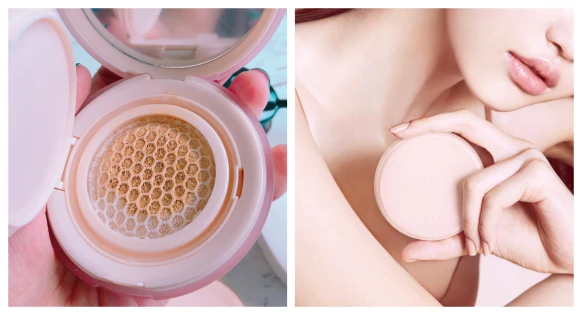 一上市就被韓妞掃貨的Clio蜂巢氣墊粉餅終於正式來台 水潤輕盈妝感就靠它 