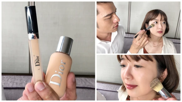 小凱老師x Youtuber我是查理親自示範，Dior迪奧專業後台雙用水粉底3個超好上手的Tips