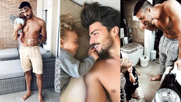 每個日常都拍成像時尚大片!義大利男模Mariano Di Vaio這樣曬娃超犯規