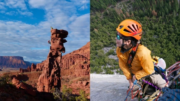 一起在岩壁上跳舞！易思婷小Po，「如果你能走，一定可以攀岩。」