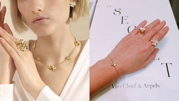 不只四葉草，Van Cleef &amp; Arpels梵克雅寶的可愛花朵造型珠寶系列「Frivole」妳也應該認識！