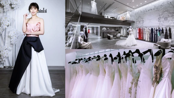 新嫁娘的夢幻殿堂LinLi Boutique於仁愛圓環全新開幕！賈靜雯一身典雅風造型美翻登場