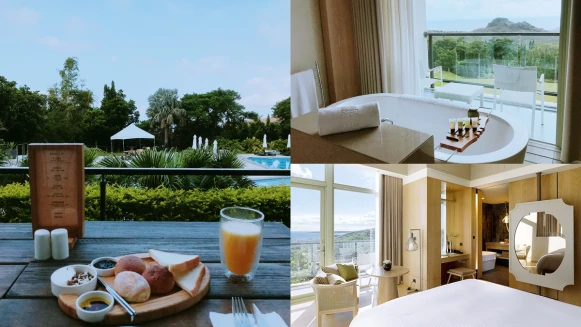 大片海景浴缸、床面大海與整片星空、不用到奈良就有梅花鹿！嚮往陽光與海灘的度假方式就來這裡