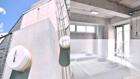 極簡風、全白色系的期間限定藝廊旅店！到東京一定要入住這間