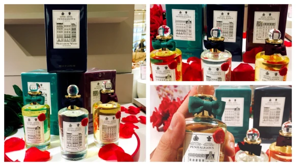 海軍藍、勃根地紅、祖母綠蝴蝶結與特色建築瓶身分別代表著倫敦西區3座城市，Penhaligon’s Hidden London系列帶你探索倫敦無與倫比的迷人氣息！