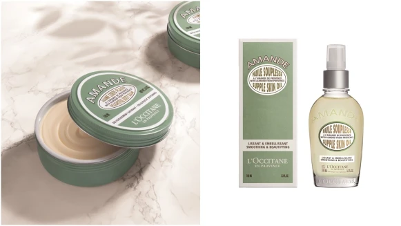 質地也太柔滑超好被肌膚吸收！歐舒丹經典杏仁系列再添杏仁美膚霜、杏仁美膚油新成員