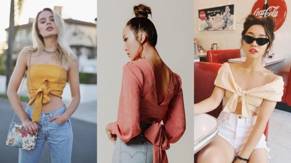 今夏用必備的時髦單品－綁帶衣，綁出你的夏日度假風情！