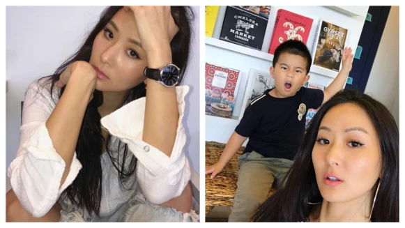 孫芸芸：夏天很適合健康膚色，如果喜歡就要保持肌膚亮亮潤潤的，絕對不能乾乾的，因為這樣看起來就會髒髒的！