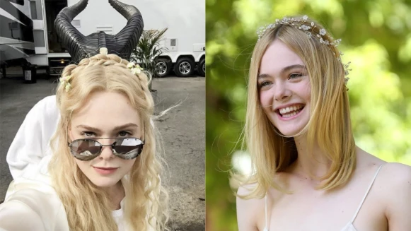 新一代精靈系女孩Elle Fanning，以甜美的粉嫩調征服你的心！