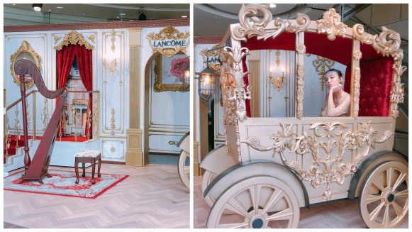 每年都期待的蘭蔻玩美女人時尚攝影棚來了，6月巡迴全台！今年主打華麗洛可可風，還有專屬妝髮攝影實現棚拍的美夢