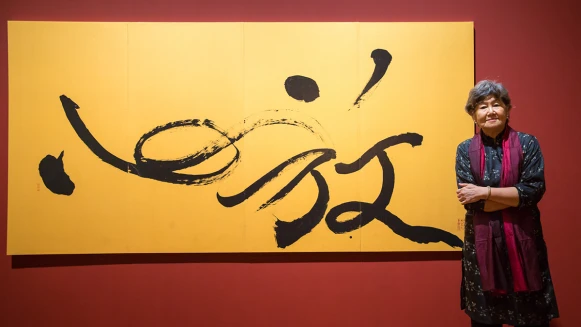 期望帶給社會向上之力！董陽孜作品展《金玉良言》呈現32幅書寫「金句」