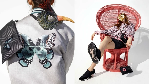 個性派女孩注意！Longchamp秋季系列以古典刺青為靈感，從服裝到配件都充滿魅惑氛圍