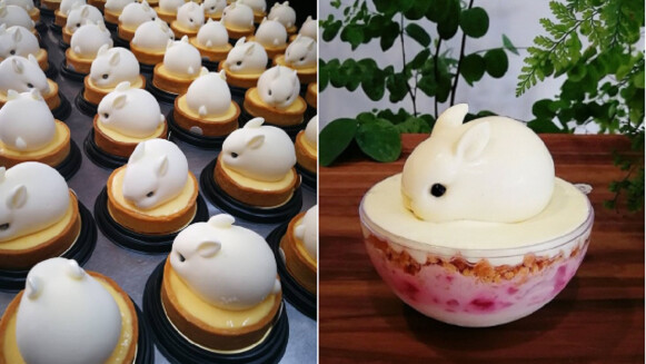 「不可以吃兔兔～」太可愛了怎麼下手！讓你邊吃邊流淚的網路紅店「極神祕小兔塔」