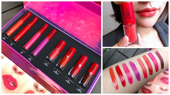 霓虹唇也可以擦出霧光感，小胖瓶#304辣椒珊瑚已賣翻！擦了不怕顯黑的Giorgio Armani LIP VIBES奢華訂製限量唇彩7月上市