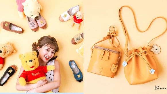 超萌小熊維尼來襲！Grace gift推出維尼聯名鞋款，從草編鞋到涼鞋滿足所有夏日穿搭需求