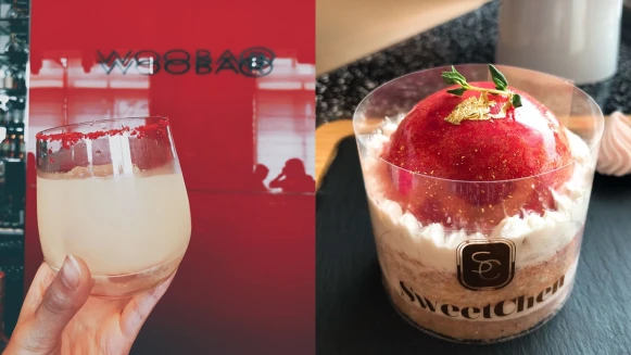 姊妹們下午茶來約一波！W飯店聯手精品甜點SWEET CHEN打造限定水蜜桃甜點、水蜜桃調酒