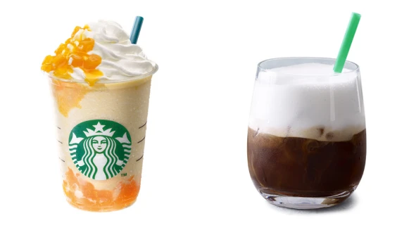 低卡路里「雲朵冰搖濃縮咖啡」新登場！星巴克同步推「哈密瓜白巧克力星冰樂」，7/11正式開賣