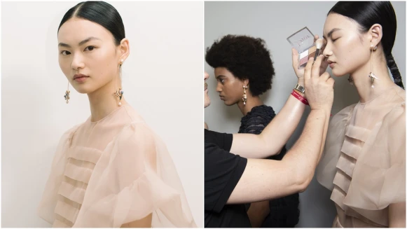 自然薄透的細緻裸妝仙到不行！迪奧2018-2019秋冬高級訂製服秀場妝容原來是這樣畫的