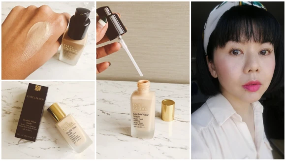 【Vicky Lin 旅英彩妝世界】12小時不補妝實驗，雅詩蘭黛「粉持久微霧光澤水粉底」真的超驚豔！