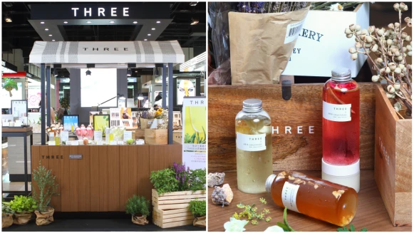 THREE攜手「小草作」打造夏日療癒時光吧！快找閨蜜體驗舒心的花草保養