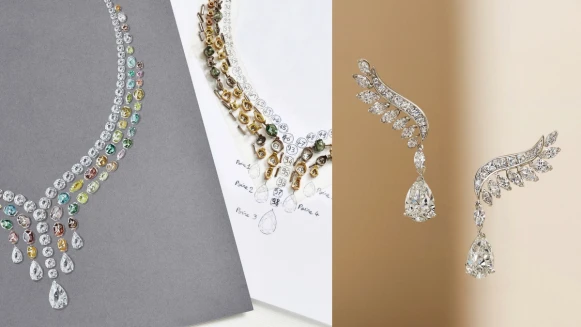 全新Diamond Legends by De Beers系列，以經典鑽石神話傾訴兩者間的絕倫魅力！