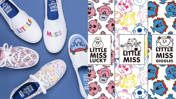 少女心要被融化了！Keds與奇先生妙小姐推出聯名插畫系列小白鞋