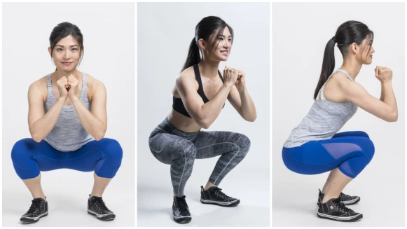 不要再說膝蓋不能超過腳尖了！快跟健美女大生來學正確的「深蹲」，翹臀、美腿都離你不遠了