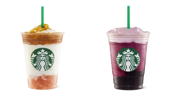 紫色那杯太夢幻！星巴克果香星冰樂口味來了，推出「蜜桃杏桃優格奶霜」與「紫葡萄吉利果汁」