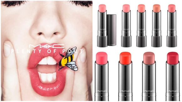 擦上去有微微涼感，嘴唇更嘟翹！M.A.C全新「性感嘟唇膏」，讓韓妞再變心愛上水潤感翹唇