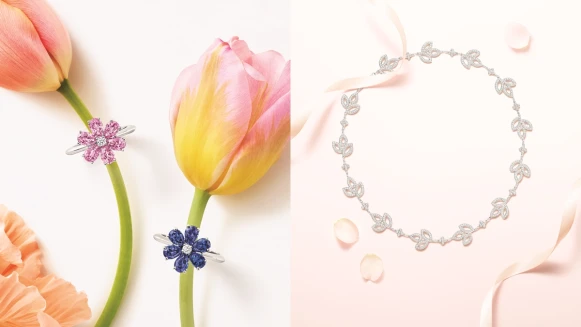 百合、向日葵、勿忘我和芙蓉…以花朵為靈感的Winston Garden春日珠寶浪漫曝光